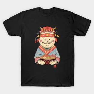 Geisha Neko Ramen T-Shirt